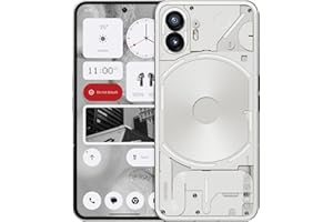 Nothing Phone (2): 256GB+12GB RAM, Glyph Interface, Nothing OS 2.0, cámara doble 50MP, OIS, pantalla LTPO OLED 6,7”, batería 4700 mAh, resistente al agua IP54, Android Móvil libre, Blanco