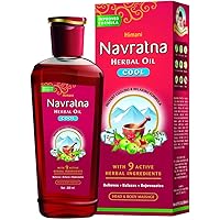 Navratna Ayurvedic cool hair oil with 9 herbal ingredients, 300ml