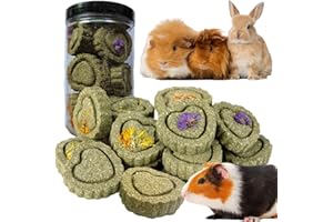 JEMPET Timothy Hierba Paja Palo de heno Juguetes masticables golosinas para Conejos, Chinchillas, Conejillos de Indias, hámsters y Otros Animales pequeños