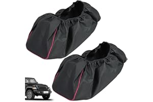 GOMETY 2 piezas cubierta de cabrestante impermeable cubierta eléctrica cabrestante eléctrico, cubierta de material 600D cubierta para cabrestante cabrestante cabestrante cubierta protectora cabestrante