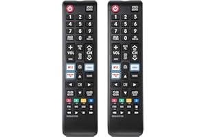LOUTOC Telecommande-pour-Samsung-Smart-TV, Télécommande-Universelle-pour-Samsung-TV (2 Paquets)