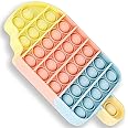 Chigy Wooh Pop It Fidget Toy Simple Dimple Popits Kids Fun Toys for Entertainment Stress Reliever Adults Toy Mini Poppet Game [Icecream-1]