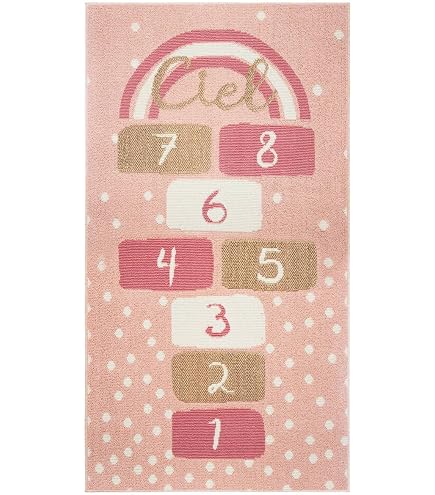Mani Textile Kinderteppich Calin – Polyester, Rutschfest, Maschinenwaschbar 30°C, 6 Mm Stärke