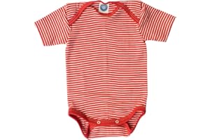 Cosilana, Baby Body Kurzarm, 70% Wolle, 30% Seide