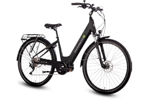 ‎SAXONETTE SAXONETTE E Bike 28 Zoll Ebike mit Mittelmotor 250 Watt 90NM, Elektro Fahrrad Erwachsene mit 36V 14.5Ah Akku, 120KM Lange Range, 10 Gäng Pedelec Electric Bike für Damen und Herren/Männer