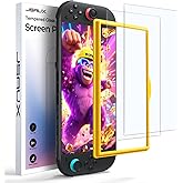 JSAUX Anti-Glare Screen Protector for Nintendo Switch 2, Pack of 2 | 9H Tempered Glass, Bubble-Free Installation, Mounting Fr