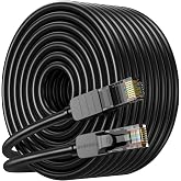 JARNHNG Cat 6 Network Cable 100m UTP 26AWG 500MHz Stable Connection for Gaming and Office with RJ45