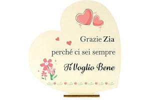FAJUXIS Regalo Zia Ornamenti In Legno Regalo Zia Natale Regali Zia Regalo Compleanno Zia Regalo Per Zia Regali Per La Zia Regalo Per Zia Da Nipote Idee Per Zia Regali Originali Regali Compleanno Zia
