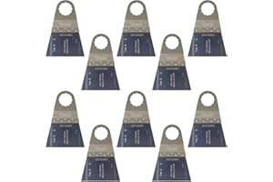 10 x SabreCut SC65F_10 Hojas de madera de dientes finos de 65 mm Compatible con Fein SuperCut y Festool Vecturo (no StarLock) Multiherramienta oscilante Accesorios multiherramienta