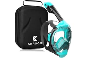 ‎KHROOM Khroom Schnorchelmaske Erwachsene & Kids ab 3 Jahre | CO2 sicher | Vollgesichtsmaske mit Easy-Breath System | Schnorchelset Alternative | Seaview Y Tauchmaske Schnorchelmaske Kinder