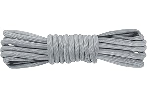 Kilter Premium Strong Round 4mm Shoelaces for Hiking, Outdoor Work, Steel Toe Cap, Walking Boots, Shoes & Fashion Trainers