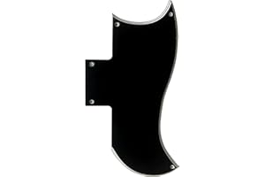 XINMAISUJIAO Pickguard pour guitare Gibson SG 61 Reissue Style (5 plis) Noir