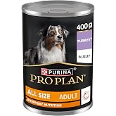 Pro Plan Yetişkin K&ouml;pekler İ&ccedil;in Hindili Konserve Yaş Mama 400 Gram