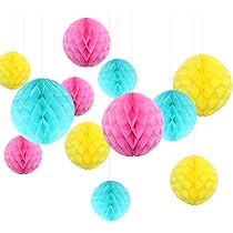 Wabenbälle Für Deko – 20 Stück, 10,2 Cm & 15,2 Cm, Rosa & Pink, Für Geburtstag, Hochzeit & Kinderzimmer