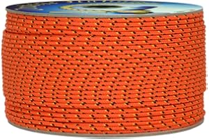 Corderie Italiane 006037736 Cordino Colorato Hobby Fantasy, Arancione, 3 mm, 20 mt