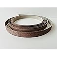 Vale Veneers Pre Glued Iron on Walnut Wood Veneer Edging Tape 18mm Wide x 5metres.