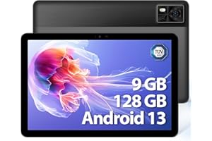 DOOGEE T10E Tablet Android 13, 10.1" HD Display Tablet 10 Pollici, 9GB +128GB(TF 1TB), Octa-Core, 4G LTE Dual SIM | 5G WiFi | 6580mAh | Bluetooth 5.0 | 1280 * 800 | 5MP+8MP | GPS