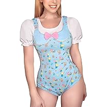 LittleForBig Zijdeachtig rompertje, onesie, pyjama, bodysuit, vintage rompertje voor baby's, blauw, 4XL