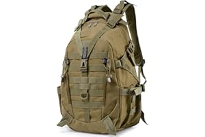 Long Keeper Zaino Tattico Militare - Impermeabile Zaino Trekking Grande 35 Litri per Uomo Donna Borsa Militare da Viaggio Escursionismo Alpinismo Crossfit Pesca All'aperto