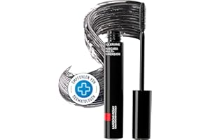 La Roche-Posay Toleriane Mascara Multi-Dimensions, Schützender und nicht-irritierender Mascara, Mit Arginin, Für mehr Fülle und definierte Wimpern, Bis zu 16 Stunden Halt, Farbe: Schwarz, 50 ml