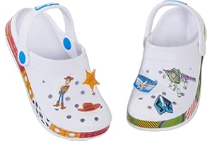 Disney Sabots Toy Story pour filles et garçons avec breloques Buzz Woody pour intérieur et extérieur avec sangle de cheville