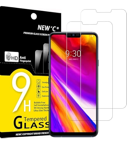 Pellicola In Vetro Temperato Per LG G8X ThinQ – 3 Pezzi, Durezza 9H, 0.3mm, Alta Definizione, Anti Graffio