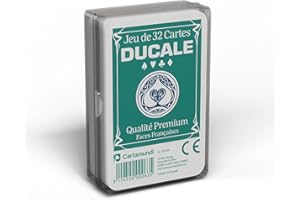 LA DUCALE Ducale Origine - Jeu de 32 Cartes - Jeu de Belote - Boîte Plastique