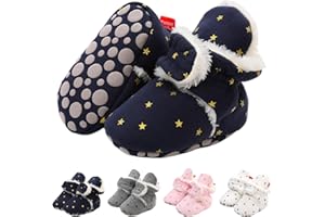 EDOTON Stivaletti Neonato, Stivaletti Bambine Stivali Invernali per Neonato Unisex Scarpe Primi Passi Bambina Inverno Caldo Fondo Morbido Carina Stivali Anti Scivolo Stivali 0-18 Mesi