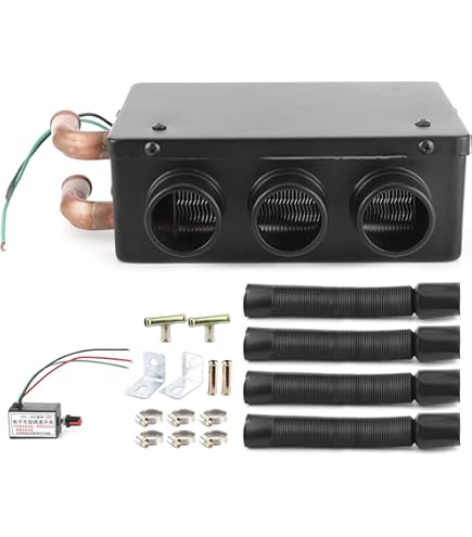 12V 600W autoverwarming, 2-gaats draagbare winter snelle verwarming warmer, vorst verwijderen geruisloze ontdooier, universele auto-opwarming interieur accessoires, eenvoudige bevestigingsmethode
