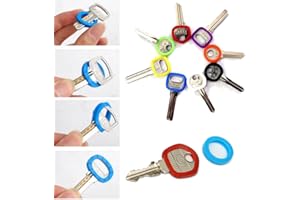 BLUELOVER 32Pcs Couleurs Brillantes Hollow Silicone Key Cap Couvre Topper Porte-Clés Avec Bly Braille