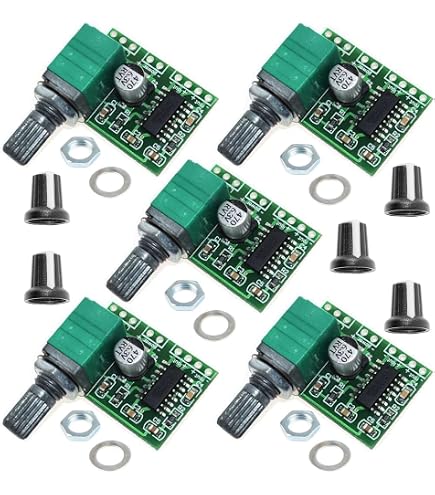 Scheda aplificatore audio di potenza DC 5V, odulo scheda aplificatore stereo PA8403 a doppio