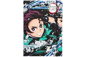 Grupo Erik Cuaderno A5 punteado Demon Slayer Manga (Guardianes de la noche) - Journaling notebook A5, Bloc de notas, Bullet journal - Cuadernos tapa dura con marcapáginas, 192 págs