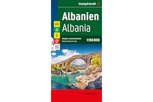 Albanien, Straßen- und Freizeitkarte 1:150.000, freytag & berndt: Mit Infoguide, Top Tips, Innenstadtplan Tirana (freytag & berndt Auto + Freizeitkarten)