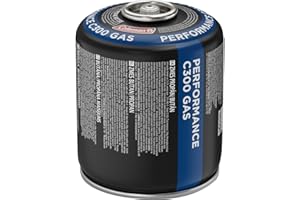 Coleman Cartouche gaz C300 Performance, cartouche valve avec valve à vis, adaptée aux réchauds our grils de camping, mélange butane/propane puissant de 230 g, utilisation jusqu'au point de congélation