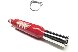 THE URBAN COMPANY Cherry Bomb Universal Performance Exhaust Back Box fits Vauxhall Uni + Bracket