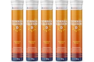 Sonnencalcium D Medibond Brausetabletten 5 x 20 Stück