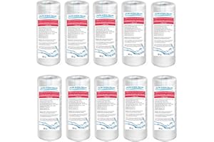 FILTRIACQUAITALIA Cartuccia Filtro in Filo Avvolto 5 Pollici Polipropilene Micron 1 Set 10 Pezzi