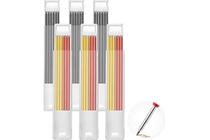 MILEAGE STAR Pencil Refills, 36 Stück – 2,8 mm Tracer Bleistiftminen massives tiefes Loch für Architekturbau, Holzbearbeitung und Tischler – Präzisionsstift-Ersatz-Markierungswerkzeuge