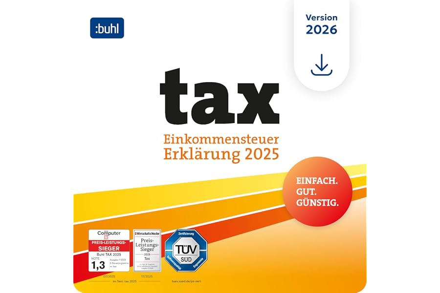 tax 2026 (für Steuerjahr 2025) Digitaler Download
