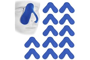 Paquete de 12 Almohadillas Nasales - Almohadilla Nasal Cómoda para Evitar Fugas, Marca Roja Puede Recortar, Accesorios de CPAP de BlessEase