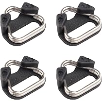 Hama Anneaux Brisés Triangulaires - Lot De 6 | Argenté | Pour Appareils Photo, Courroies