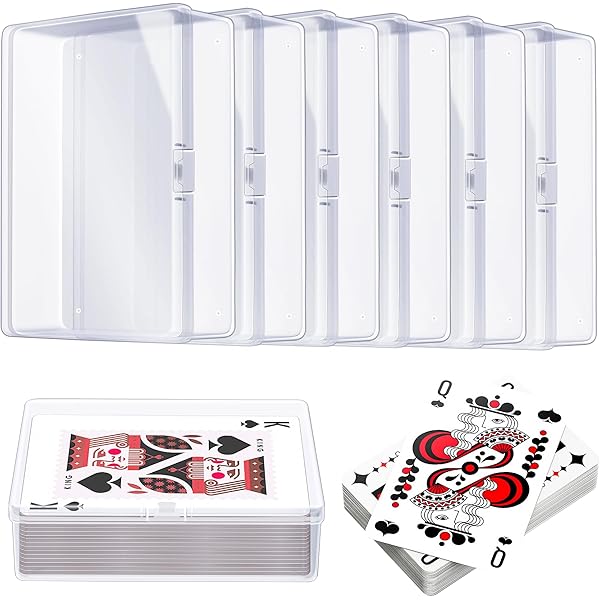 Bicycle Cards Pack Playing Card Case Empty Plastic Card Deck