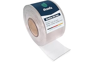 ‎DICONFA diconfa PVC-Streifen glasklar 50mm 5cm breit - 0,05 bis 10m lang - 1 bis 10mm stark ==> 50 x 10000 x 2mm (5 x 1000cm) - Gummistreifen Weich-PVC durchsichtig transparent Streifen-Vorhang Meterware