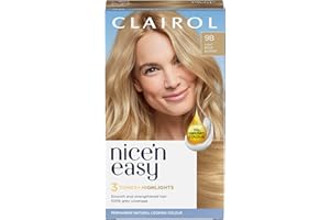 Clairol Nice'n Easy Crème, Natural Looking Oil Infused Permanent Hair Dye, 9B Light Beige Blonde