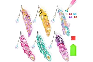 Jiosdo Bastelset Mädchen 6 7 8 9 10 Jahre, Diamond Painting Lesezeichen Kinder Erwachsene, Spielzeug ab 6 Jahre, Geschenke für Mädchen, Adventskalender Füllung Kindergeburtstag Basteln