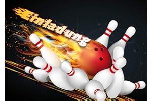 ‎EDITION COLIBRI 10 Bowling-Einladungen (Set 1) / Geburtstagseinladungen Kinder Mädchen Jungen: 10-er Set Bowling-Einladungskarten zum Kindergeburtstag oder zum Bowling/Kegel-Abend von EDITION COLIBRI © (10694)