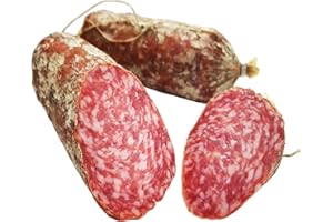 ‎BAVAREGOLA BAVAREGOLA Mailänder Salami 500g abgebunden im 2er Strang - Original luftgetrocknete italienische Salami am Stück - Südtiroler Spezialität