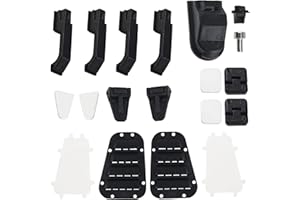 Vgoohobby RC Plastic Door Handle Fuel Tank Cap Door Hinge Hood Grille Cover Grille Decoration Accessories Compatible with Traxxas TRX-4 TRX4 1/10 RC Crawler