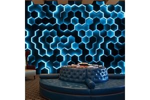 XLMING Azienda Ufficio Ufficio Stile Industriale Sfondo Pittura Murale Gaming Hotel Tecnologia Sfondo Geometrico Pare 3D Murale Carta da parati fotomurali poster murale Soggiorno camera letto-150cm×105cm