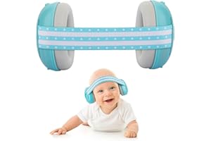 Yiomxhi Gehörschutz Baby Verstellbare Baby Kapselgehörschützer mit Geräuschunterdrückung Baby Ear Defenders und Protektoren für Jungen und Mädchen von 0 bis 36 Monaten